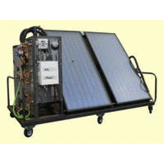Système de production d'eau chaude solaire thermique mobile, instrumenté et didactisé 2 capteurs - 200 litres