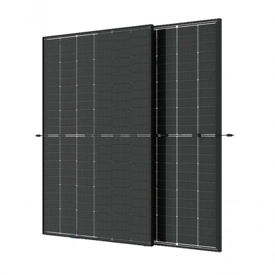 Trina Solar 425 Wc Bi-Verre Transparent Vertex S+ N-Type NEG9RC - Cadre noir fond transparent (1762x1134x30mm) - Garantie 25/30 ans - (ref : TSM-NEG9RC.27-MC4)